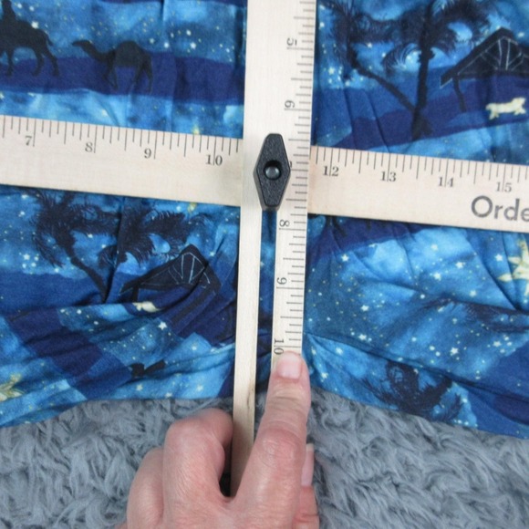 Tiny Roots Pajama Set Womens Small Blue Nativity Christmas TENCEL Modal NWT - Picture 15 of 16